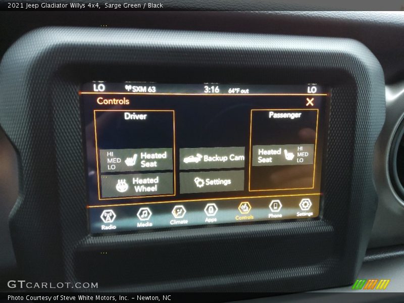 Sarge Green / Black 2021 Jeep Gladiator Willys 4x4