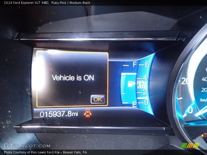 Ruby Red / Medium Black 2019 Ford Explorer XLT 4WD