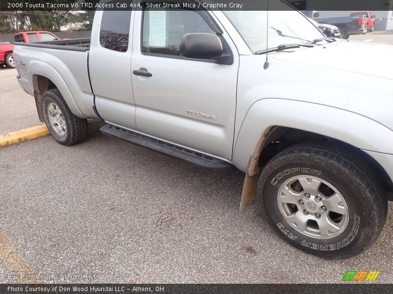 Silver Streak Mica / Graphite Gray 2006 Toyota Tacoma V6 TRD Access Cab 4x4