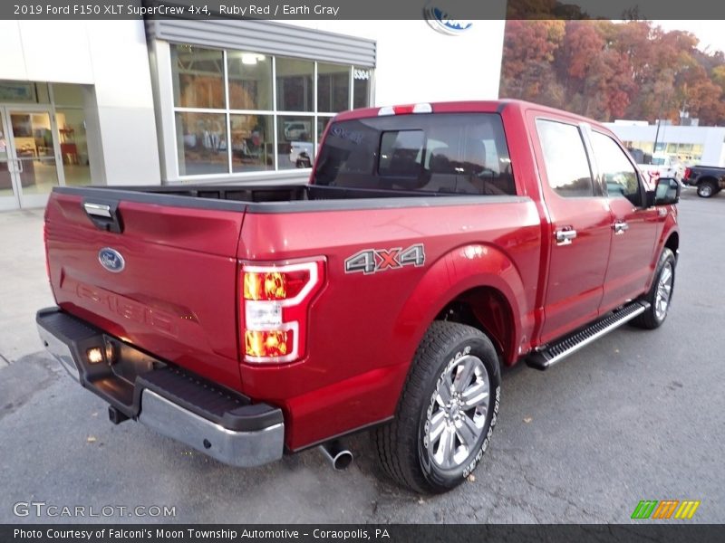 Ruby Red / Earth Gray 2019 Ford F150 XLT SuperCrew 4x4