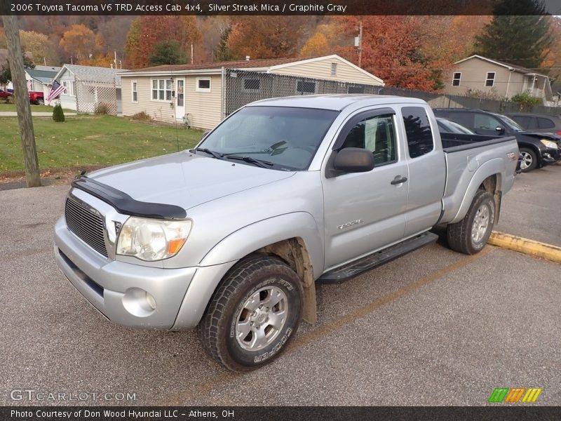 Silver Streak Mica / Graphite Gray 2006 Toyota Tacoma V6 TRD Access Cab 4x4