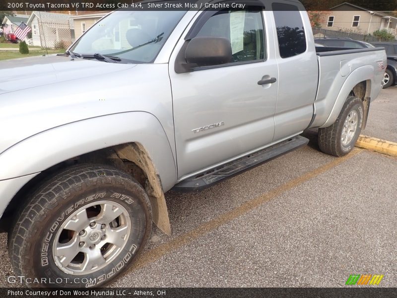 Silver Streak Mica / Graphite Gray 2006 Toyota Tacoma V6 TRD Access Cab 4x4