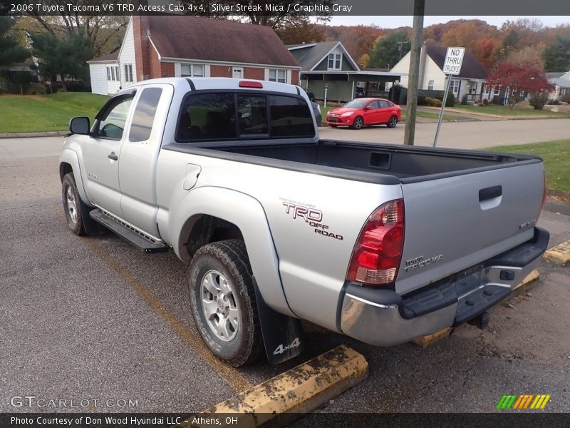 Silver Streak Mica / Graphite Gray 2006 Toyota Tacoma V6 TRD Access Cab 4x4