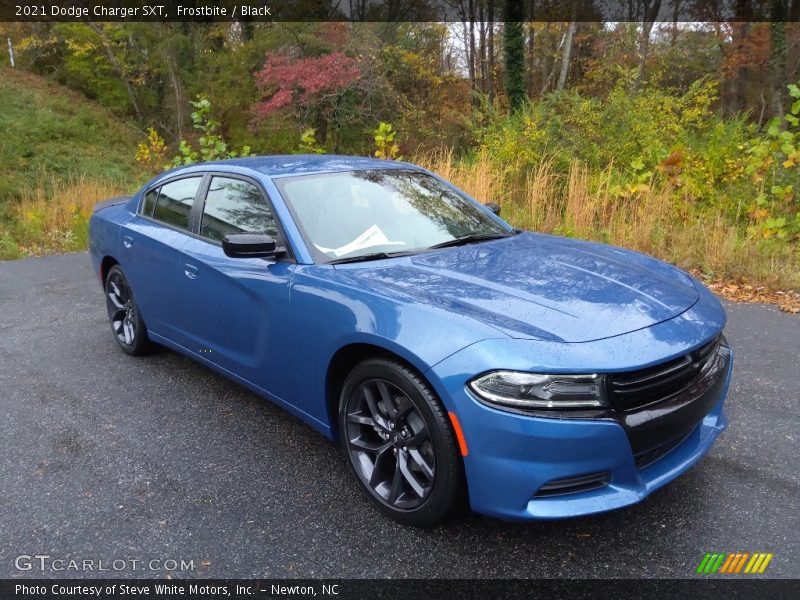 Frostbite / Black 2021 Dodge Charger SXT