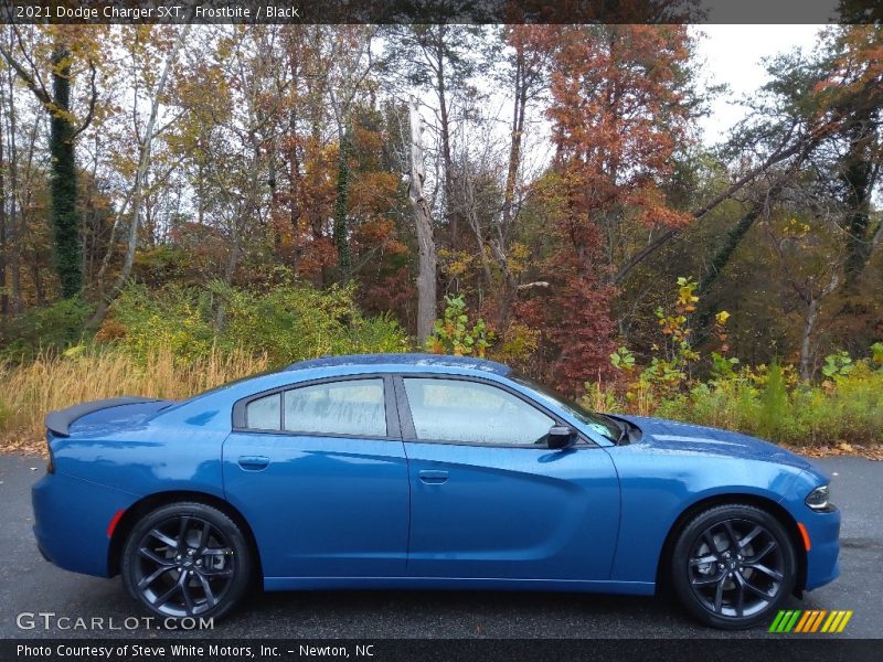 Frostbite / Black 2021 Dodge Charger SXT
