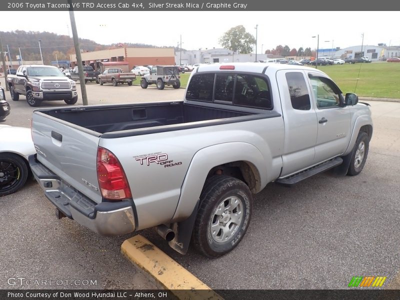 Silver Streak Mica / Graphite Gray 2006 Toyota Tacoma V6 TRD Access Cab 4x4
