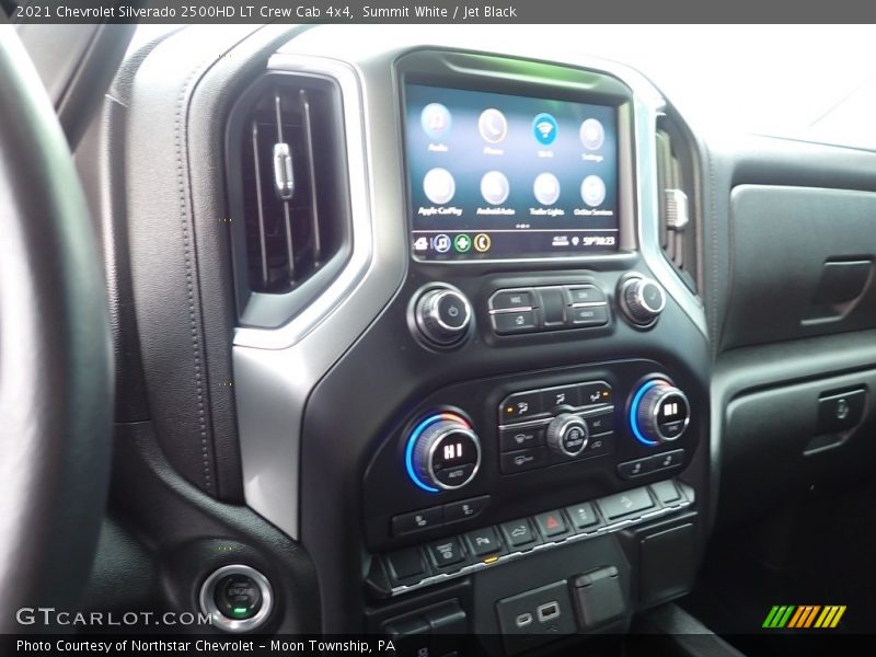 Summit White / Jet Black 2021 Chevrolet Silverado 2500HD LT Crew Cab 4x4