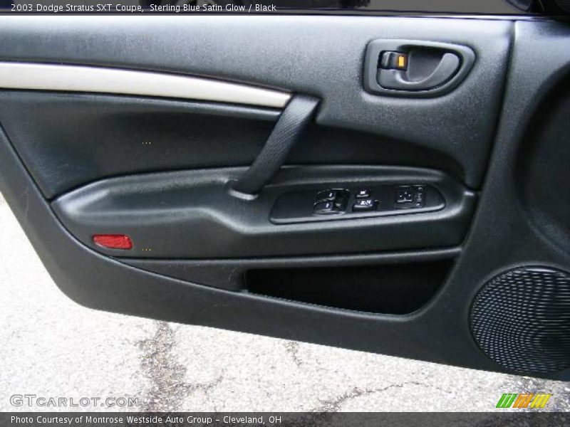 Sterling Blue Satin Glow / Black 2003 Dodge Stratus SXT Coupe