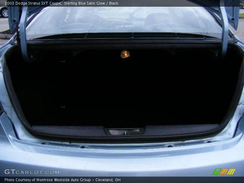 Sterling Blue Satin Glow / Black 2003 Dodge Stratus SXT Coupe