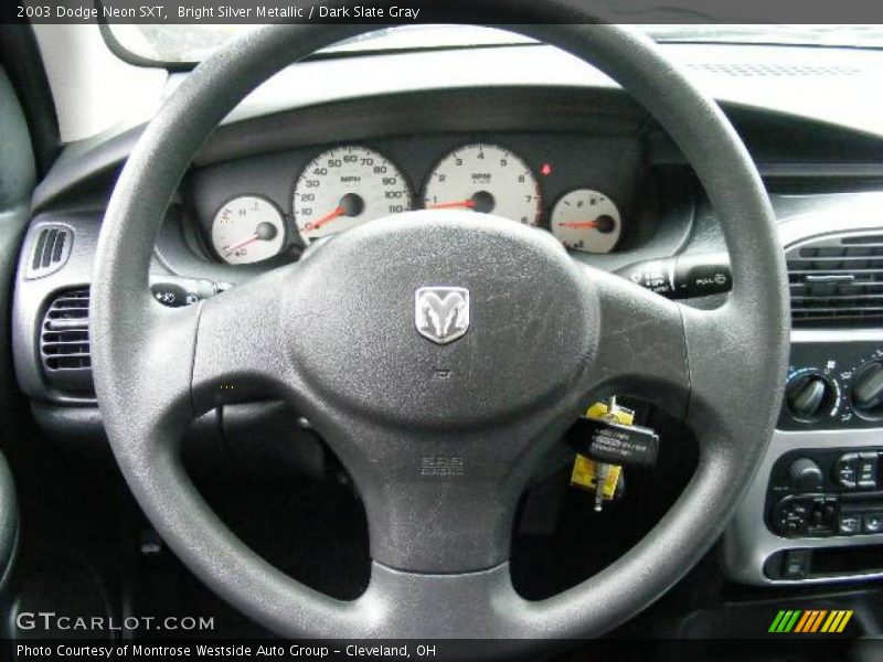 Bright Silver Metallic / Dark Slate Gray 2003 Dodge Neon SXT