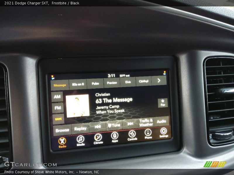 Frostbite / Black 2021 Dodge Charger SXT
