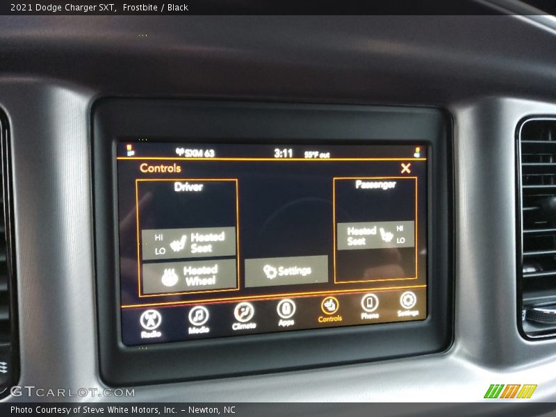 Frostbite / Black 2021 Dodge Charger SXT