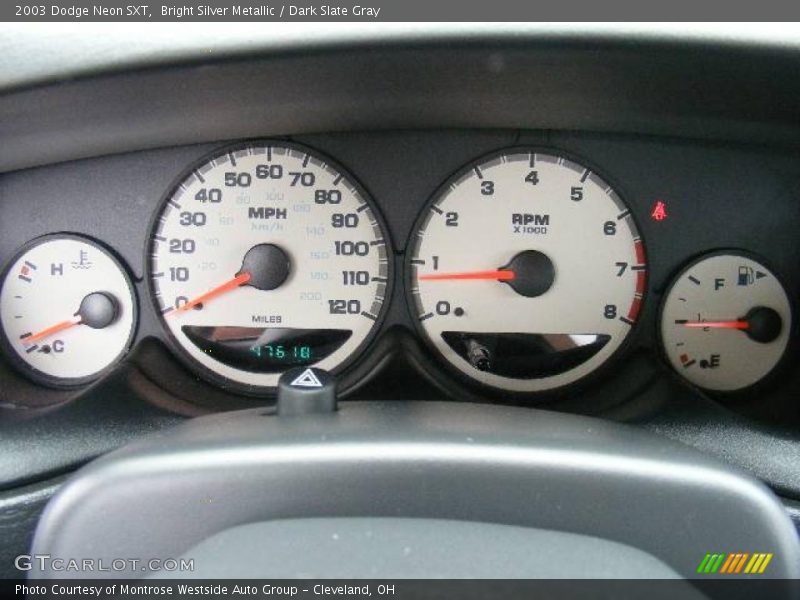 Bright Silver Metallic / Dark Slate Gray 2003 Dodge Neon SXT