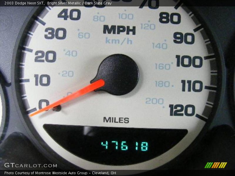 Bright Silver Metallic / Dark Slate Gray 2003 Dodge Neon SXT