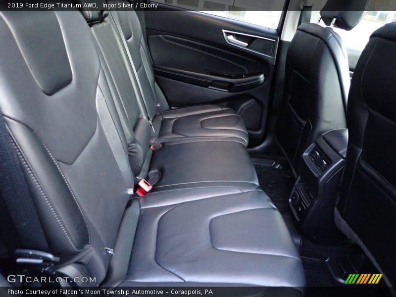Ingot Silver / Ebony 2019 Ford Edge Titanium AWD