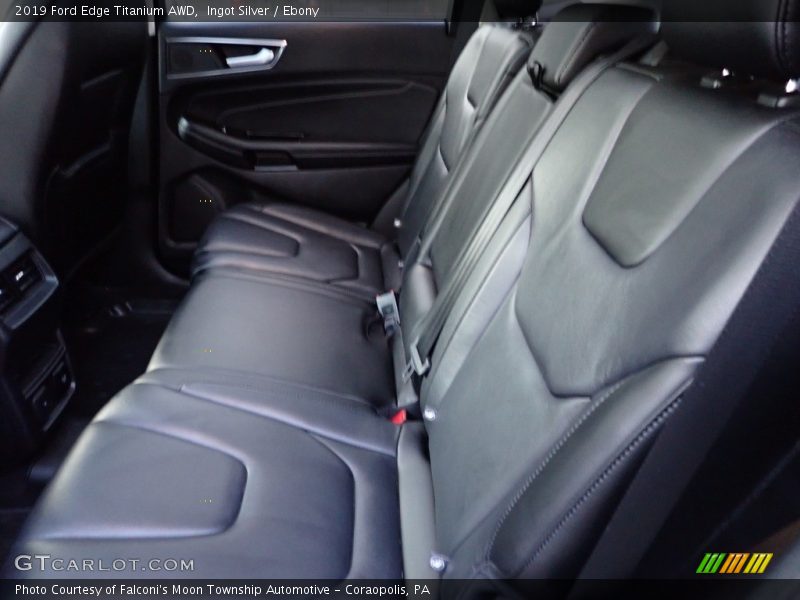 Ingot Silver / Ebony 2019 Ford Edge Titanium AWD