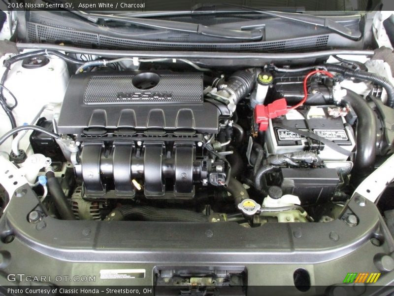  2016 Sentra SV Engine - 1.8 Liter DOHC 16-Valve CVTCS 4 Cylinder