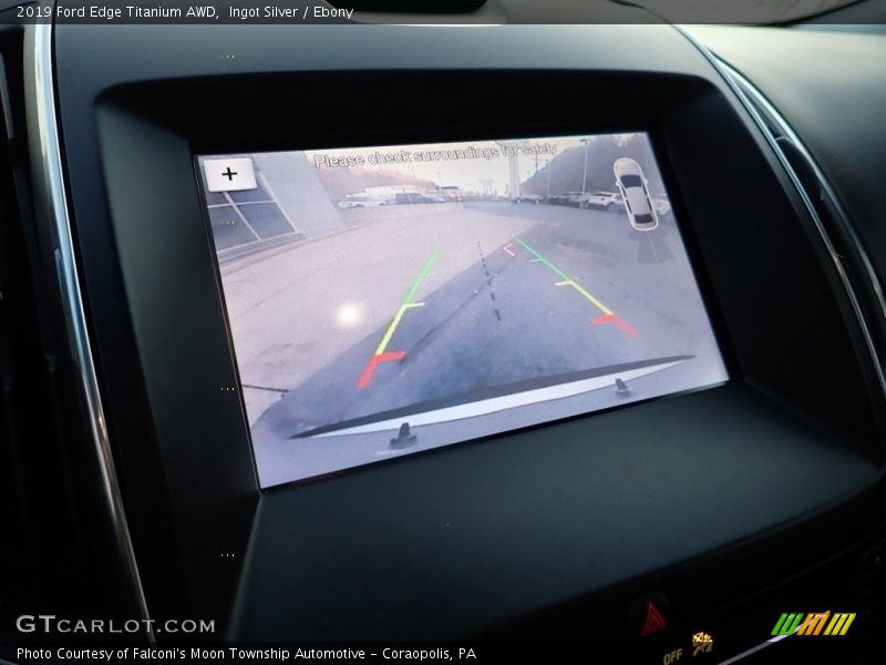 Ingot Silver / Ebony 2019 Ford Edge Titanium AWD