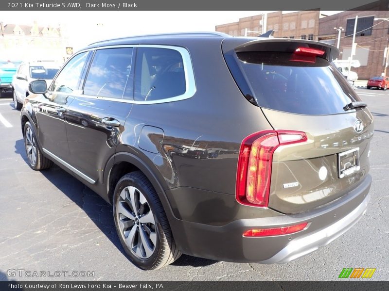 Dark Moss / Black 2021 Kia Telluride S AWD