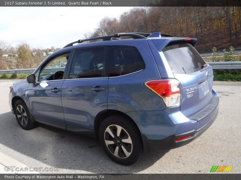 Quartz Blue Pearl / Black 2017 Subaru Forester 2.5i Limited