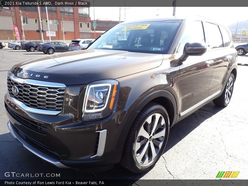 Dark Moss / Black 2021 Kia Telluride S AWD