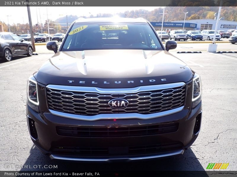 Dark Moss / Black 2021 Kia Telluride S AWD