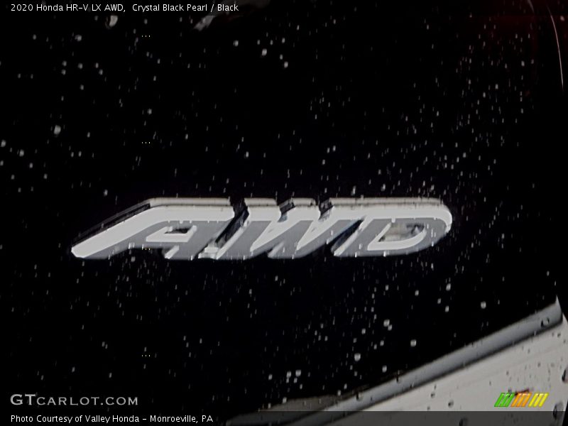 Crystal Black Pearl / Black 2020 Honda HR-V LX AWD