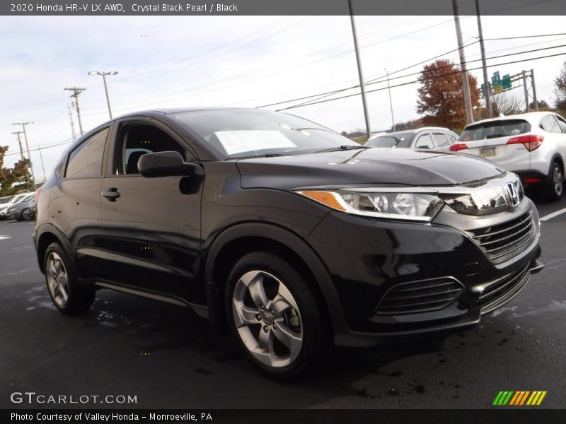 Crystal Black Pearl / Black 2020 Honda HR-V LX AWD