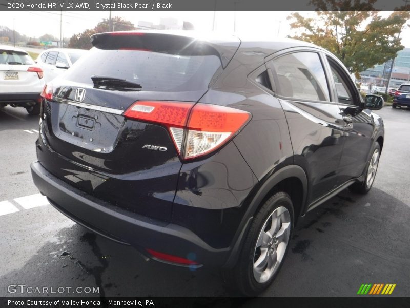 Crystal Black Pearl / Black 2020 Honda HR-V LX AWD