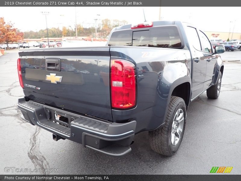 Shadow Gray Metallic / Jet Black 2019 Chevrolet Colorado Z71 Crew Cab 4x4