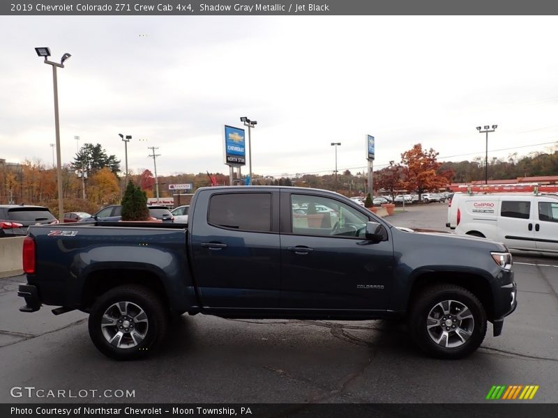 Shadow Gray Metallic / Jet Black 2019 Chevrolet Colorado Z71 Crew Cab 4x4