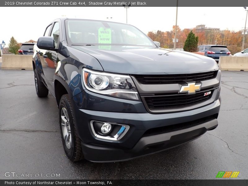 Shadow Gray Metallic / Jet Black 2019 Chevrolet Colorado Z71 Crew Cab 4x4