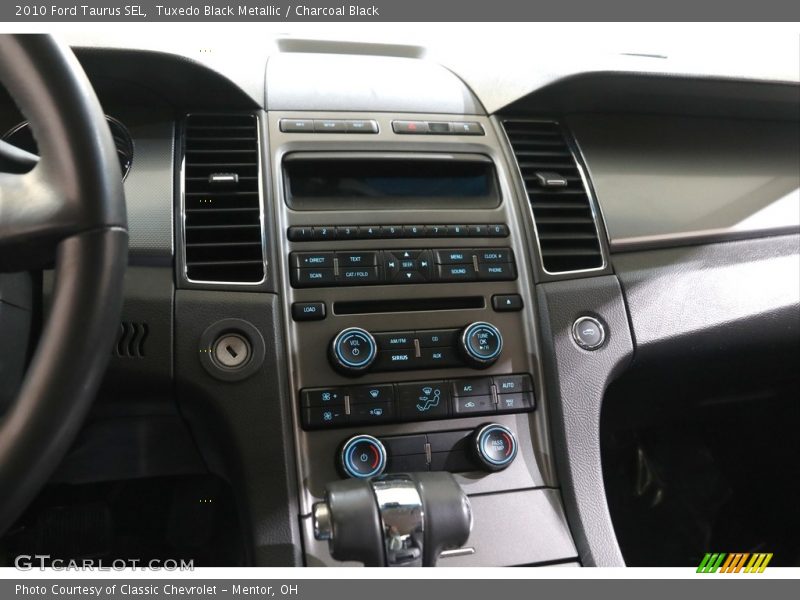 Tuxedo Black Metallic / Charcoal Black 2010 Ford Taurus SEL