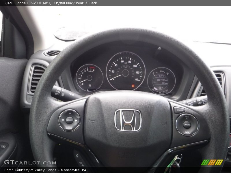 Crystal Black Pearl / Black 2020 Honda HR-V LX AWD