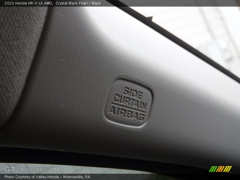 Crystal Black Pearl / Black 2020 Honda HR-V LX AWD