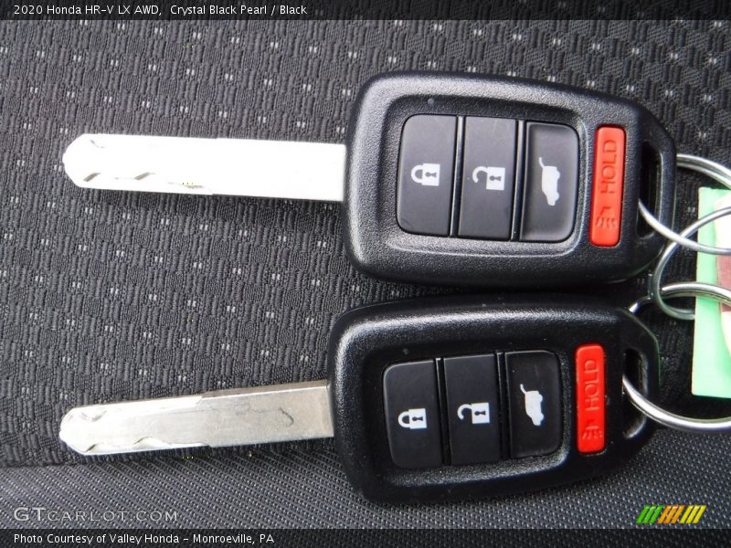 Crystal Black Pearl / Black 2020 Honda HR-V LX AWD
