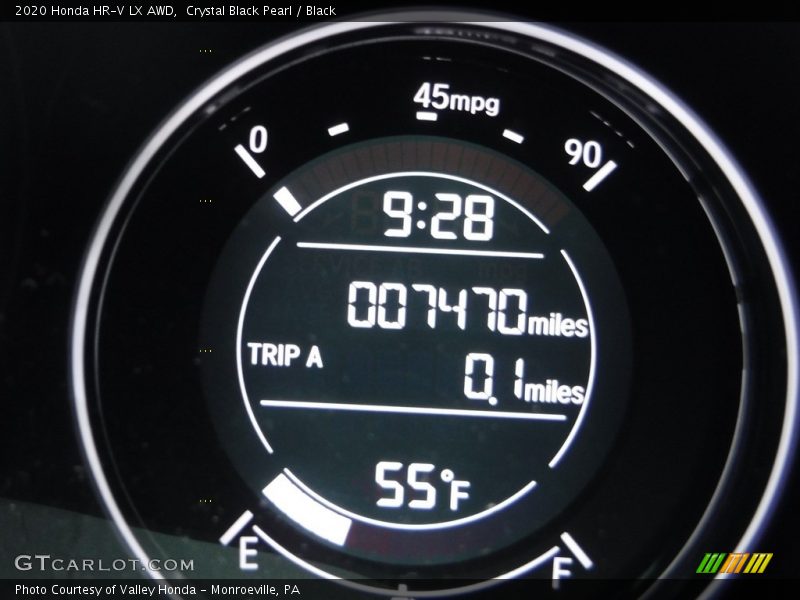 Crystal Black Pearl / Black 2020 Honda HR-V LX AWD