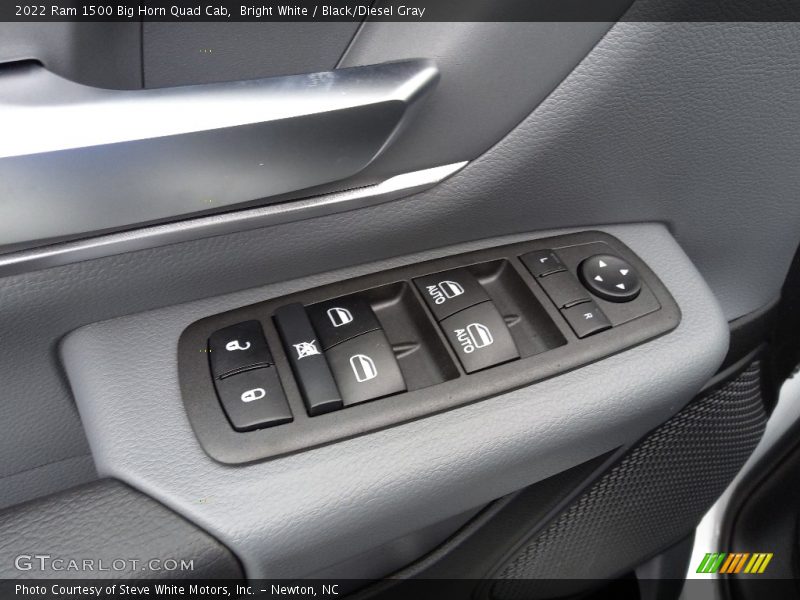 Controls of 2022 1500 Big Horn Quad Cab