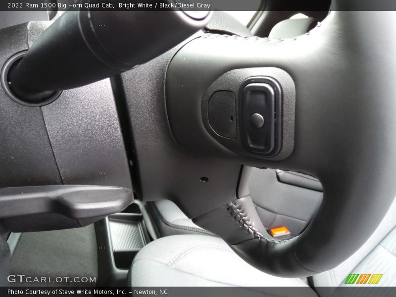 Bright White / Black/Diesel Gray 2022 Ram 1500 Big Horn Quad Cab