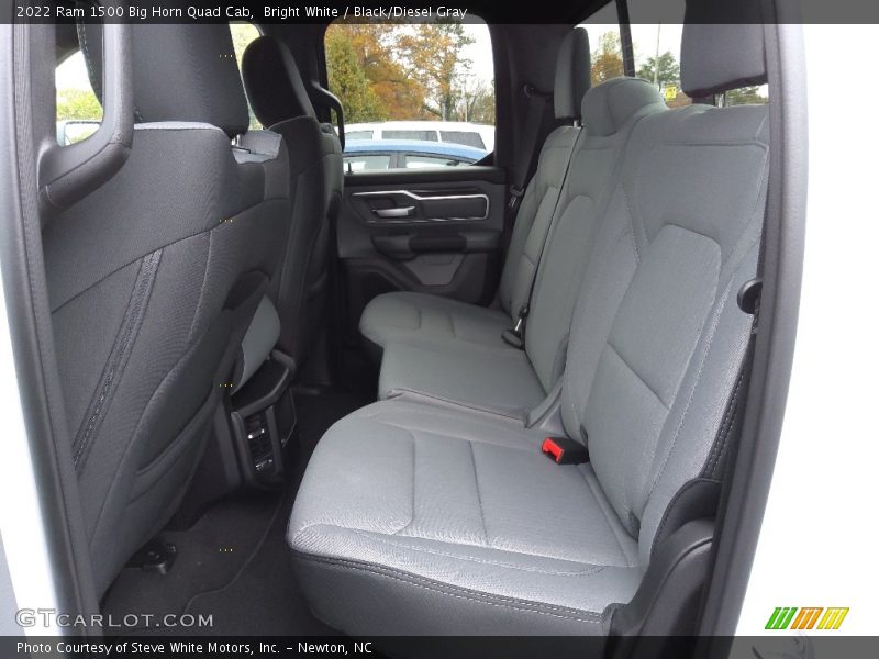 Rear Seat of 2022 1500 Big Horn Quad Cab
