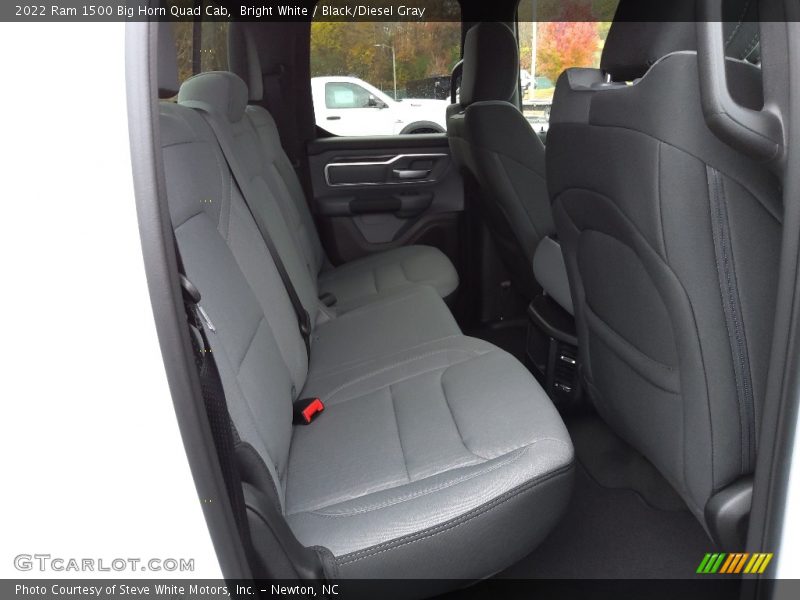 Rear Seat of 2022 1500 Big Horn Quad Cab