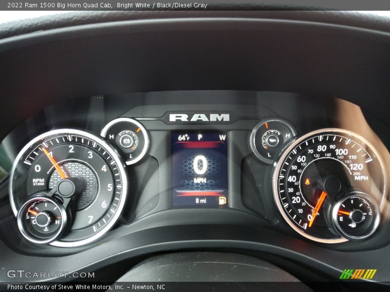  2022 1500 Big Horn Quad Cab Big Horn Quad Cab Gauges