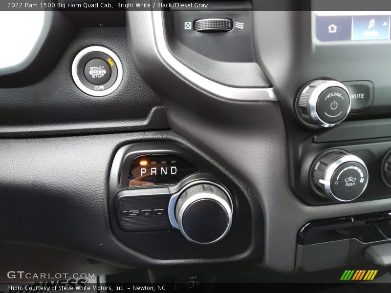 Bright White / Black/Diesel Gray 2022 Ram 1500 Big Horn Quad Cab
