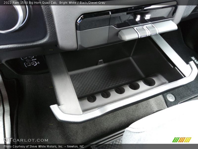 Bright White / Black/Diesel Gray 2022 Ram 1500 Big Horn Quad Cab