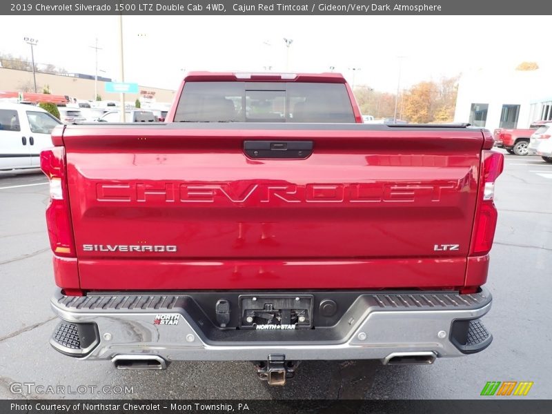 Cajun Red Tintcoat / Gideon/Very Dark Atmosphere 2019 Chevrolet Silverado 1500 LTZ Double Cab 4WD