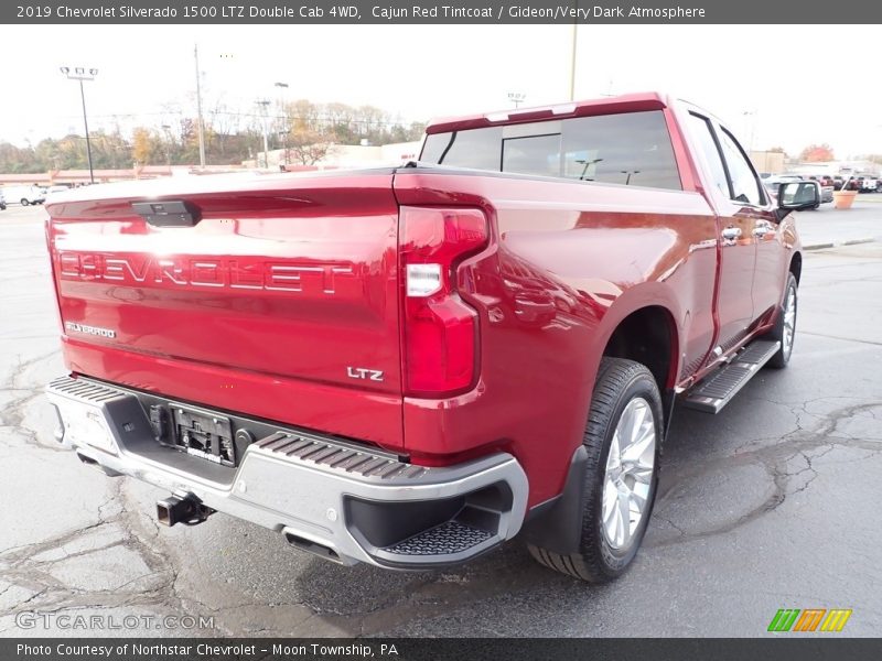 Cajun Red Tintcoat / Gideon/Very Dark Atmosphere 2019 Chevrolet Silverado 1500 LTZ Double Cab 4WD