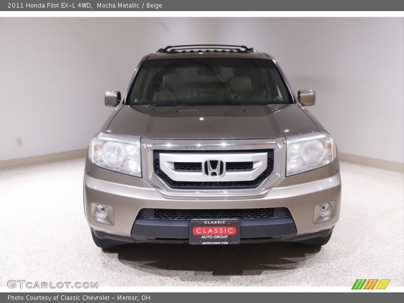 Mocha Metallic / Beige 2011 Honda Pilot EX-L 4WD