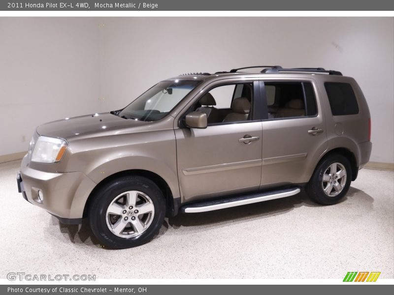 Mocha Metallic / Beige 2011 Honda Pilot EX-L 4WD