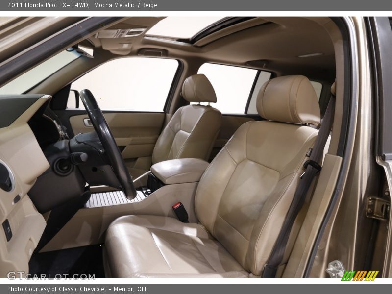 Mocha Metallic / Beige 2011 Honda Pilot EX-L 4WD