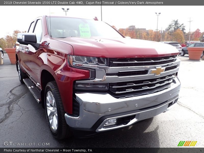 Cajun Red Tintcoat / Gideon/Very Dark Atmosphere 2019 Chevrolet Silverado 1500 LTZ Double Cab 4WD